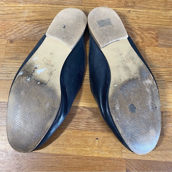 Urban Outfitters Black Driving Loafer Leather Mule Size 36 - Picture 9 of 10
